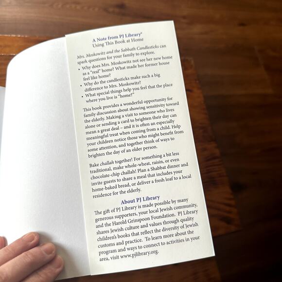 PJ Library Mrs. Moskowitz And The Sabbath Candles Jewish Paperback Book - Picture 9 of 11